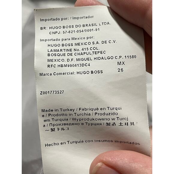 Boss Hugo Boss Womens Sz 6 Pleated Button Faux Wrap Knee Length Skirt Silver 249 - Picture 9 of 14